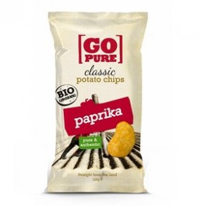 Biscuits apéritifs-Chips salé bio au paprika- 125 grs-BIODIS