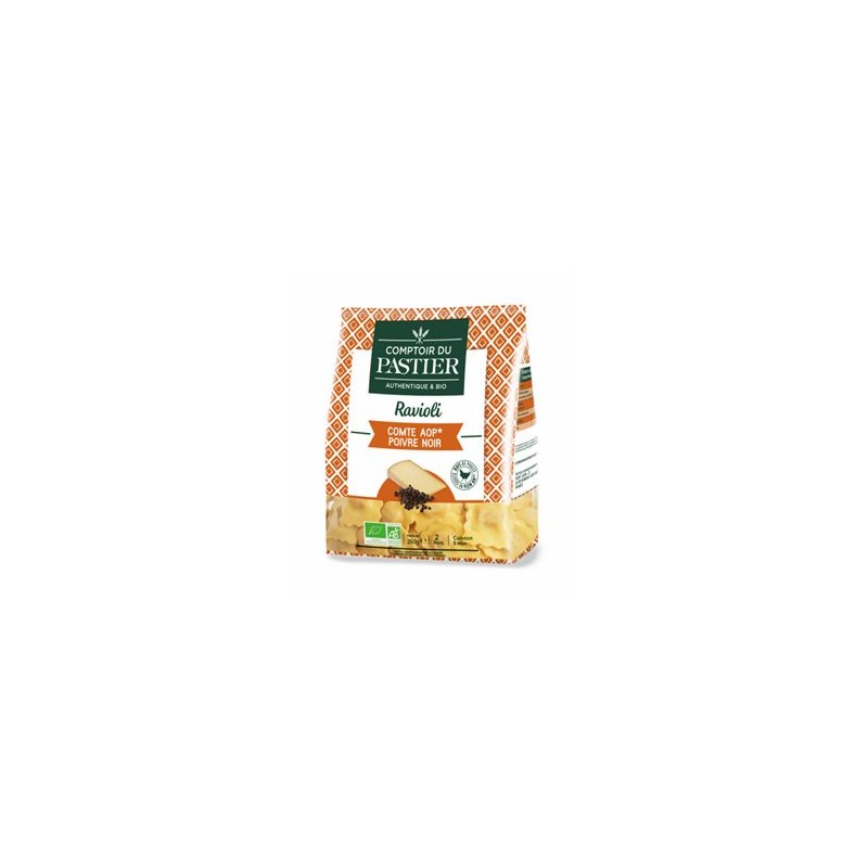 Pizza et pâtes bio-Ravioli bio comté AOP et poivre noir-BIODIS FRAIS Pizza et pâtes bio-Ravioli bio comté AOP et poivre noir-BIODIS FRAIS