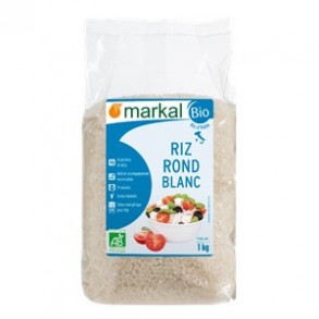 Produits Bio Riz rond Blanc bio - 1 KG BIODIS