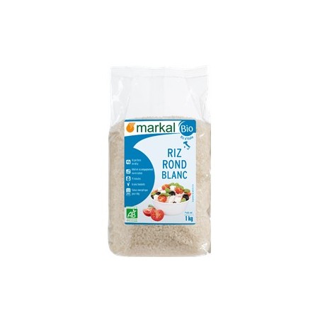 Riz rond Blanc bio - 1 KGRiz et grainesBIODIS