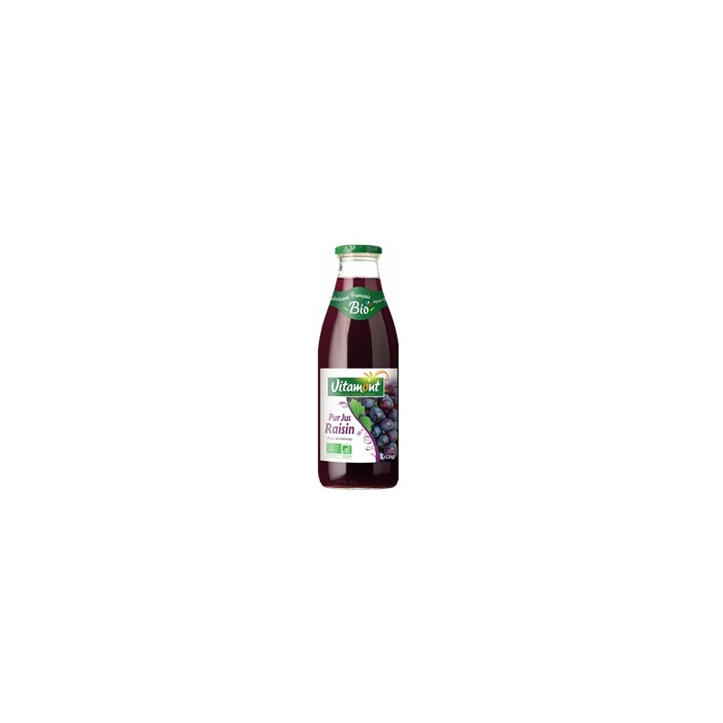 Jus de fruits et cidres bio-Pur jus raisin bio - 1 litre-BIODIS