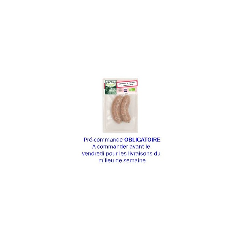 Charcuterie-Andouillette bio par 2 - 250 grs-BIOPORC Charcuterie-Andouillette bio par 2 - 250 grs-BIOPORC