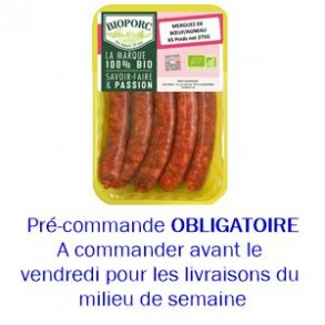Boeuf et veau au détail-Merguez boeuf et agneau bio par 5-BIOPORC