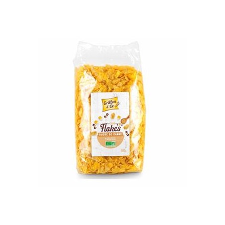 Corn Flakes pétales bio - 500 gCéréales du matin (bio)GRILLON D'OR