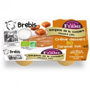 crème dessert caramel bio-Brebis-Produits frais-BERGERIE DE LA CORBIERE