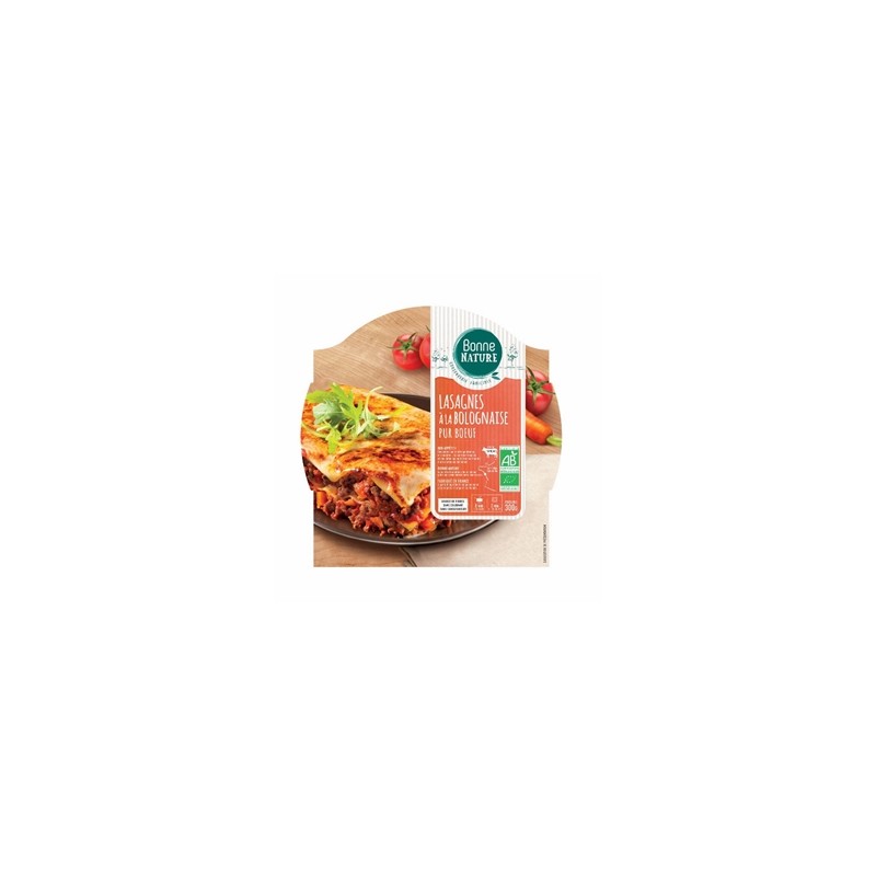 cuisine rapide-Lasagne bio à la bolognaise-300 grs-BIODIS cuisine rapide-Lasagne bio à la bolognaise-300 grs-BIODIS
