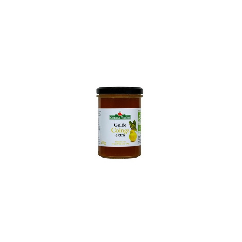 Confitures, crêpes et galettes bio-Gelée cassis bio-260 g-COTEAUX NANTAIS