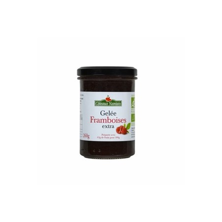 Gelée framboise bio-260gConfitures, crêpes, galettesCOTEAUX NANTAIS