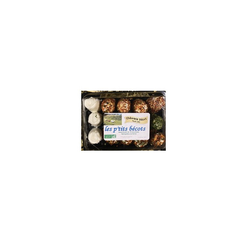 Apéri chèvre frais assortiment bio - les 15-Produits frais-CHEVRERIE BECOT Apéri chèvre frais assortiment bio - les 15-Produits frais-CHEVRERIE BECOT
