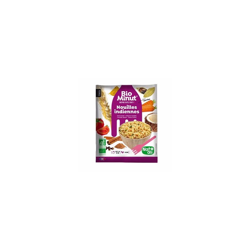 cuisine rapide-Nouilles indiennes (vegan) Bio-80 grs-BIODIS