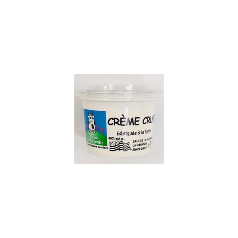 Crème crue - 25 cl-Produits frais-FERME DE LA SABLONNIERE