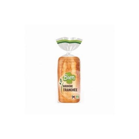 Brioche tranchée sans huile de palme - 400 gViennoiseries et briochesBIODIS