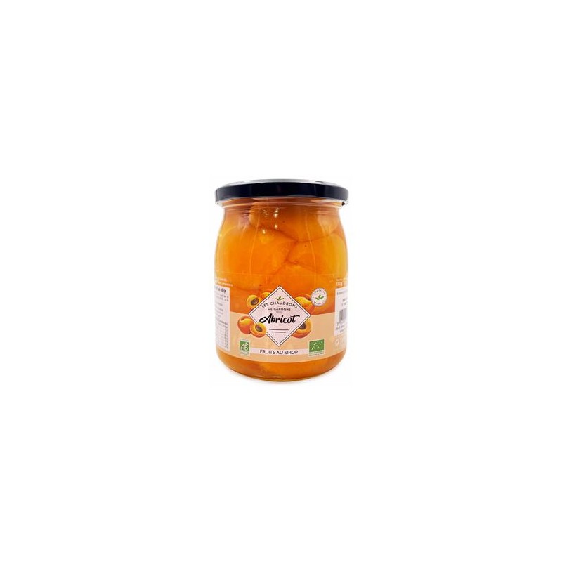 Coulis , compotes et purée de fruits-Abricot au sirop Bio - 570 g-BIODIS Coulis , compotes et purée de fruits-Abricot au sirop Bio - 570 g-BIODIS