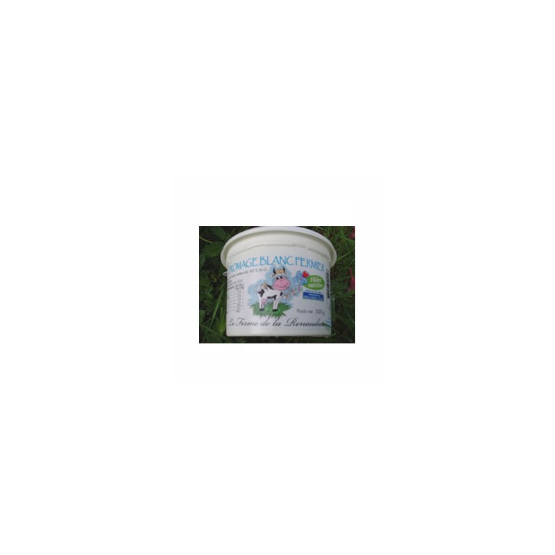 Le fromage blanc caillé- 500g-Produits frais-FERME DE LA RENAUDAIS Le fromage blanc caillé- 500g-Produits frais-FERME DE LA RENAUDAIS