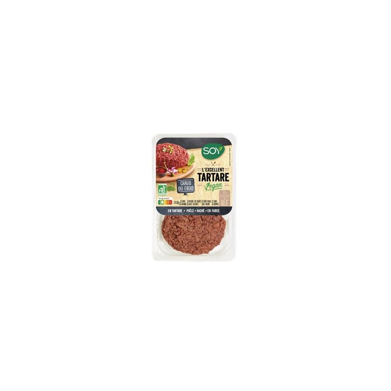 cuisine rapide-Tartare bio végan à base de seitan-2*80 grs-BIODIS FRAIS cuisine rapide-Tartare bio végan à base de seitan-2*80 grs-BIODIS FRAIS