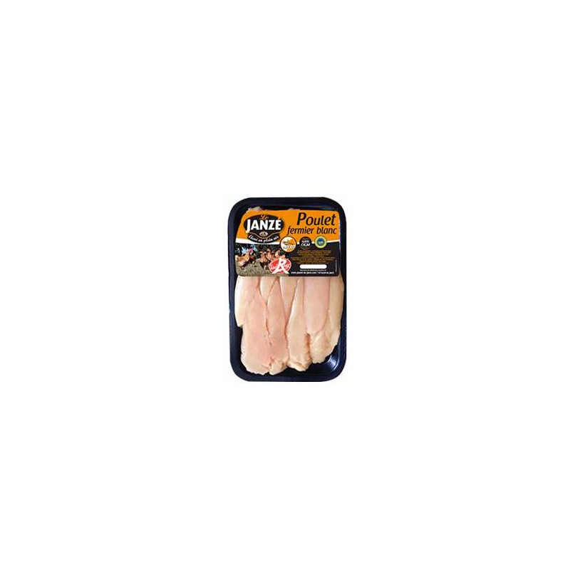 Viandes et Charcuterie-Aiguillette Poulet Fermier JANZE - 1 kg env.-JANZE VOLAILLES