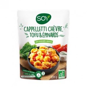 Cappelletti chèvre, tofu, épinards-220grs-Pizza et pâtes bio-BIODIS FRAIS