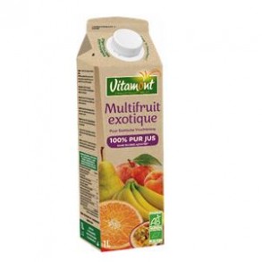 les jus de fruits-Multifruits exotique- 1 litre-BIODIS
