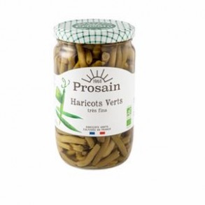 Produits Bio Haricots verts extra fins (pot) - 345 g net BIODIS