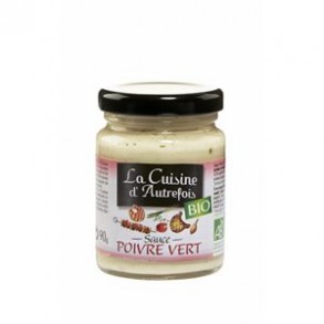 Produits Bio Sauce au poivre vert bio- 90 grs BIODIS