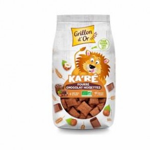 Produits Bio Ka'ré fourré chocolat noisette bio - 500 g GRILLON D'OR