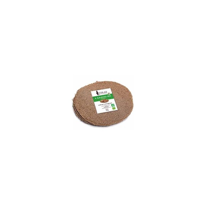 Produits Bio Galettes de blé noir biologiques - Par 6 CREPERIE COLAS Produits Bio Galettes de blé noir biologiques - Par 6 CREPERIE COLAS