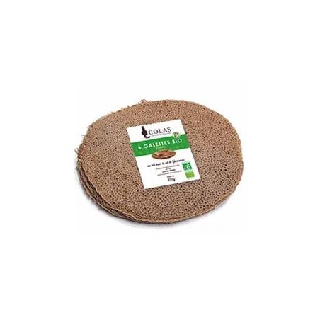 Galettes de blé noir biologiques - Par 6Produits BioCREPERIE COLAS