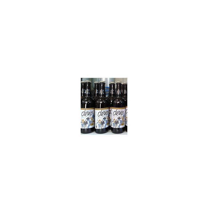Bières bio locales-Bière Drao Blanche bio- 75 cl-DRAO FERME BRASSERIE Bières bio locales-Bière Drao Blanche bio- 75 cl-DRAO FERME BRASSERIE