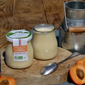 Yaourts (vache)-Yaourt brassé BIO abricot - unité-LA FERME DES DELICES