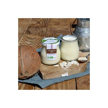 Yaourt brassé BIO Coco- 140grsYaourts (vache)LA FERME DES DELICES