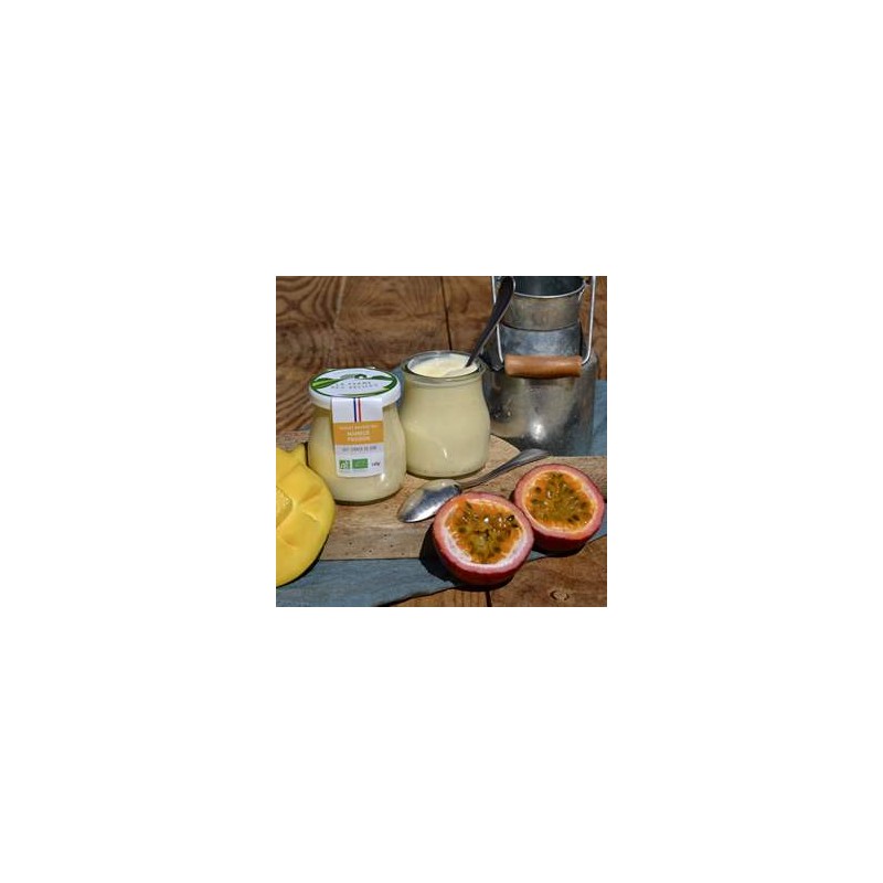 Yaourt BIO Mangue Passion- 140 grsYaourts (vache)LA FERME DES DELICES