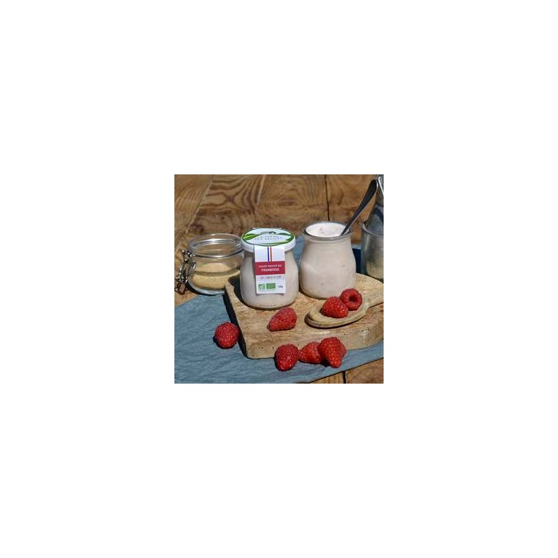 Yaourt brassé BIO Framboise- 140 grsYaourts (vache)LA FERME DES DELICES