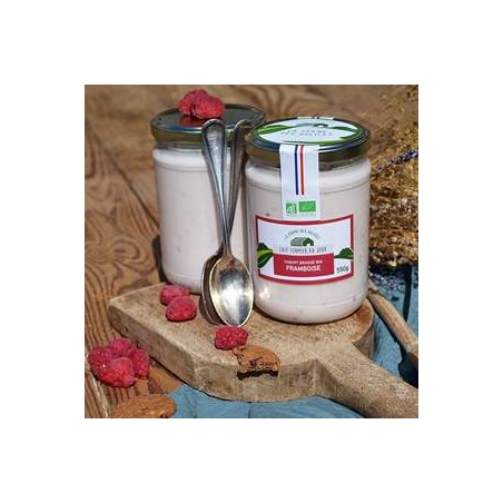 Yaourt brassé BIO Framboise - Pot 550 grsYaourts (vache)LA FERME DES DELICES