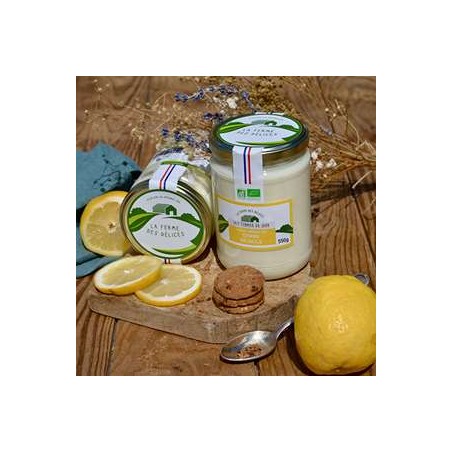Yaourt brassé BIO Citron - Pot 550grsYaourts (vache)LA FERME DES DELICES