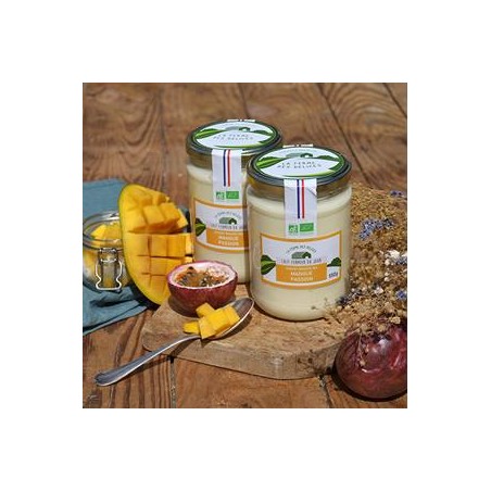 Yaourt BIO Mangue Passion - Pot 550 grsYaourts (vache)LA FERME DES DELICES