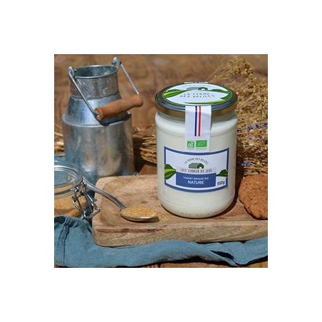 Yaourt brassé Nature BIO- Pot 550 gsYaourts (vache)LA FERME DES DELICES