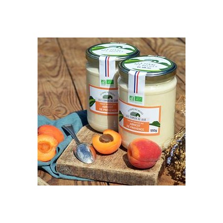 Yaourt brassé BIO abricot - pot 550 grsYaourts (vache)LA FERME DES DELICES