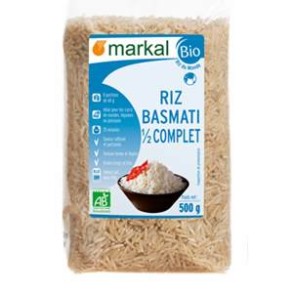 Produits Bio Riz basmati demi-complet- 500 grs BIODIS