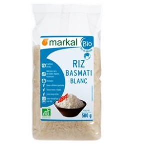 Produits Bio Riz basmati blanc- 500 grs BIODIS