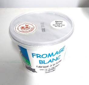 Le fromage blanc - bio 500g-Produits frais-FERME DE LA SABLONNIERE