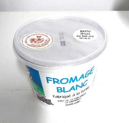 Le fromage blanc - 500gProduits fraisFERME DE LA SABLONNIERE