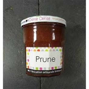 Confitures, compotes et coulis-Confiture de prunes- 340 g-DAME CERISE