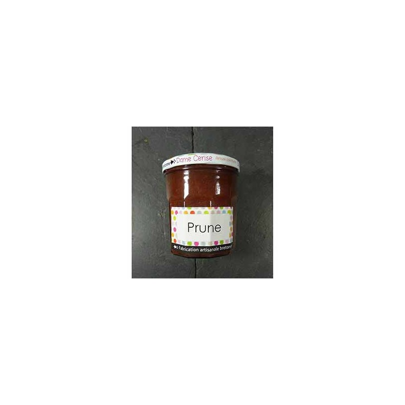 Confitures, compotes et coulis-Confiture de prunes- 340 g-DAME CERISE