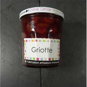 Confitures, compotes et coulis-Confiture griotte - 340 g-DAME CERISE