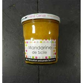 Confitures, compotes et coulis-Confiture mandarine de sicile - 340 g-DAME CERISE