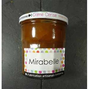 Confitures, compotes et coulis-Confiture mirabelle - 340 g-DAME CERISE