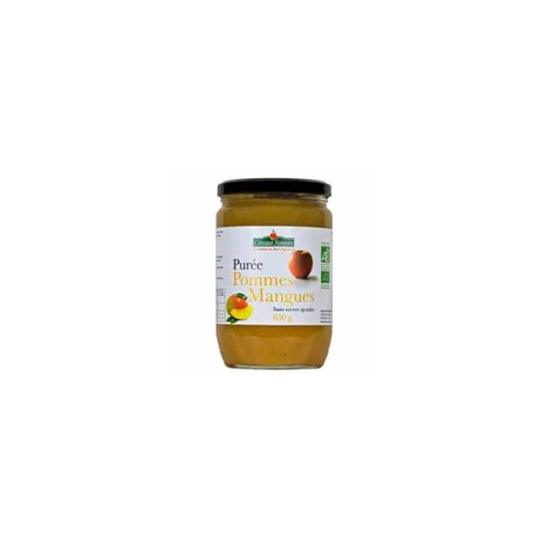 Confitures, crêpes, galettes Purée pomme Mangue Bio - 630 grs COTEAUX NANTAIS