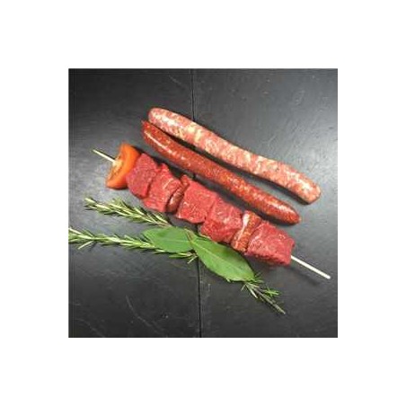 Brochette bœuf- 1 Chipo-1 MerguezBoeufBARON SYLVAIN- Boeuf