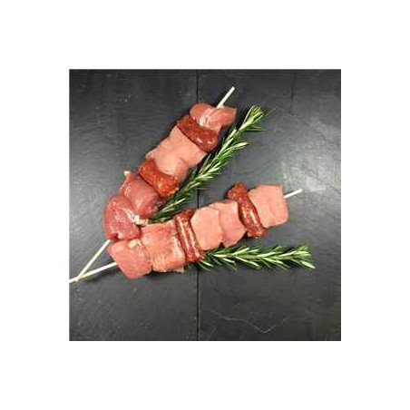 Brochette Porc x 2Autres produits porcsBARON SYLVAIN - Porc