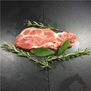 Escalopes, filets, côtes et grillades-Côte de porc echine x1-BARON SYLVAIN - Porc
